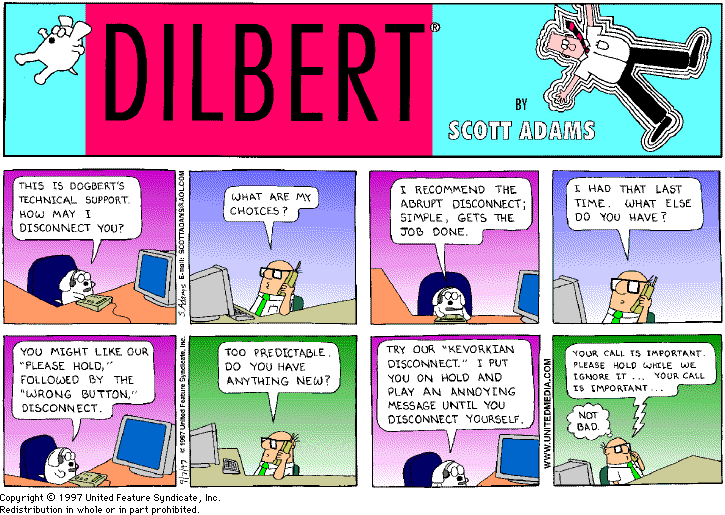 Dilbert Tech Support